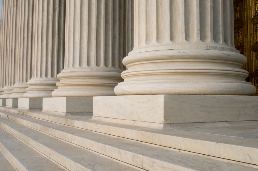 Courthouse columns