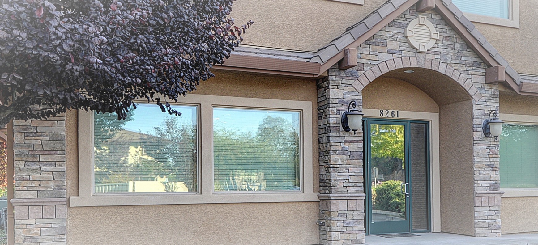 Office entrance at 8261 Greenback Lane